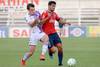 Manuel Ugarte, de Fénix y Gonzalo Castro, de Nacional en el estadio Parque Capurro. · Foto: Pablo Vignali / adhocFOTOS Manuel Ugarte, de Fénix y Gonzalo Castro, de Nacional en el estadio Parque Capurro. · Foto: Pablo Vignali / adhocFOTOS