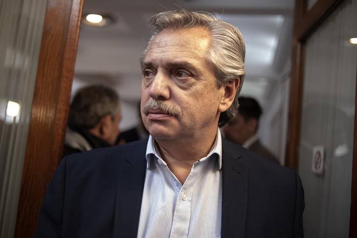 Alberto Fernández (archivo, mayo 2019). · Foto: Ricardo Antúnez