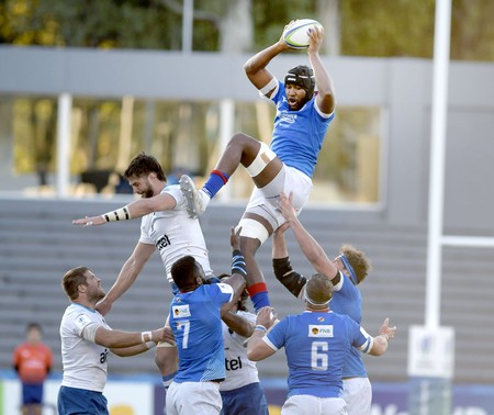 Uruguay y Namibia, por la Nations Cup 2019 de Rugby, en el estadio Charrúa. · Foto: Sandro Pereyra Uruguay y Namibia, por la Nations Cup 2019 de Rugby, en el estadio Charrúa. · Foto: Sandro Pereyra