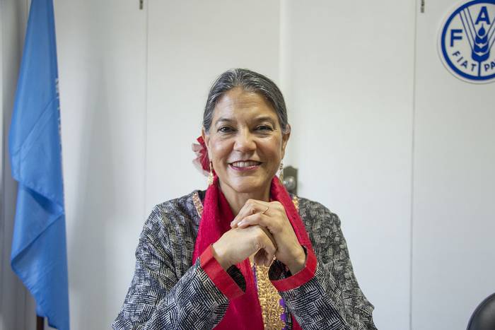 Eve Crowley, representante regional adjunta para América Latina y el Caribe de la FAO. · Foto: Alessandro Maradei