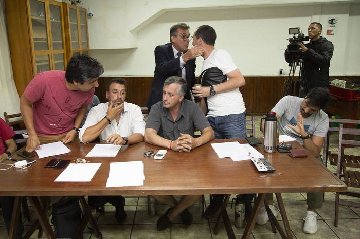 Asamblea de la Asociación Uruguaya de Árbitros de Fútbol (archivo, diciembre de 2019).

 · Foto: .
