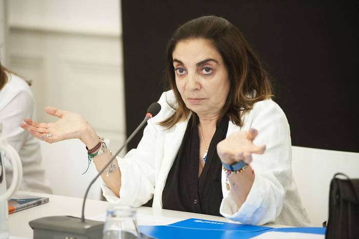 Luz Ángela Melo, representante de UNICEF Uruguay (archivo, diciembre de 2019). · Foto: Federico Gutiérrez