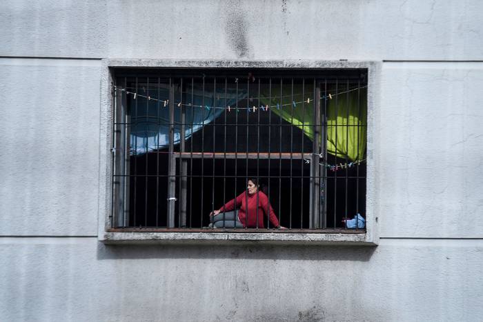 Cárcel de mujeres en Montevideo. · Foto: Javier Calvelo/ adhocFOTOS