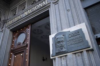 Casa del Partido Nacional, en la Ciudad Vieja de Montevideo (archivo). · Foto: Pablo Vignali