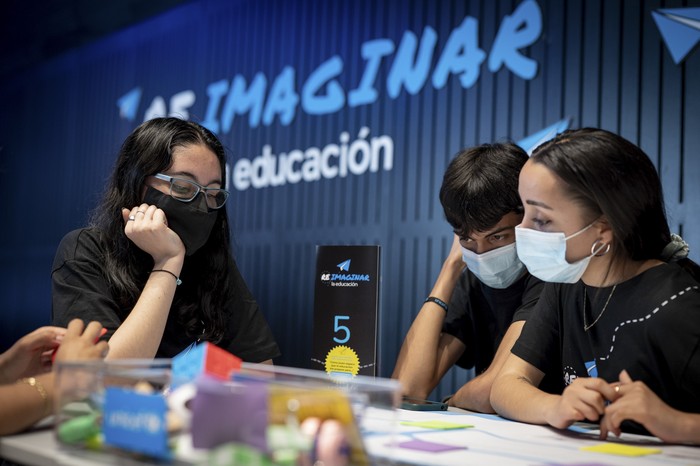 Reimaginar la educación, el sábado 20, en Magnolio Sala. Foto: Barreiro / Unicef Uruguay /2021