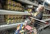Góndola harina supermercado