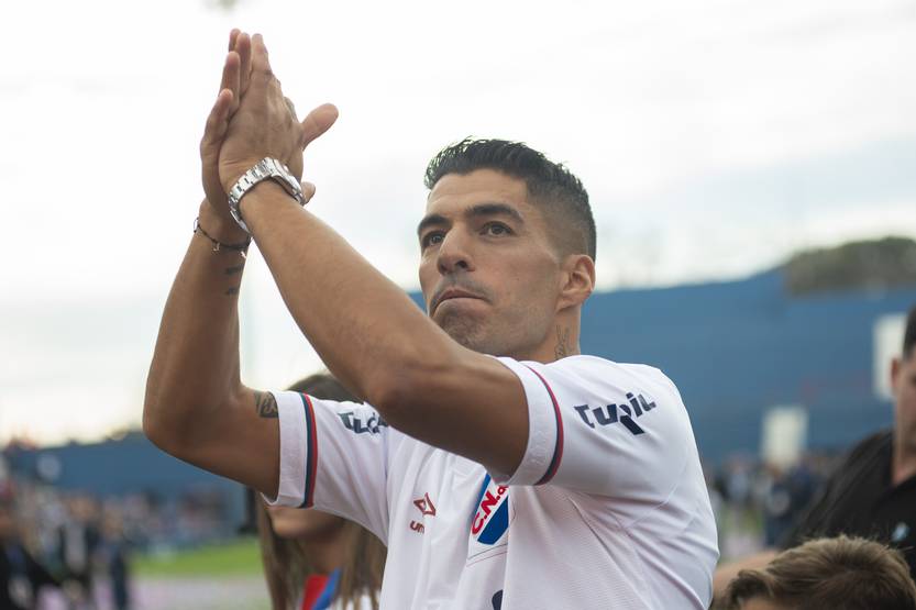 Luis Suárez en el Parque Central