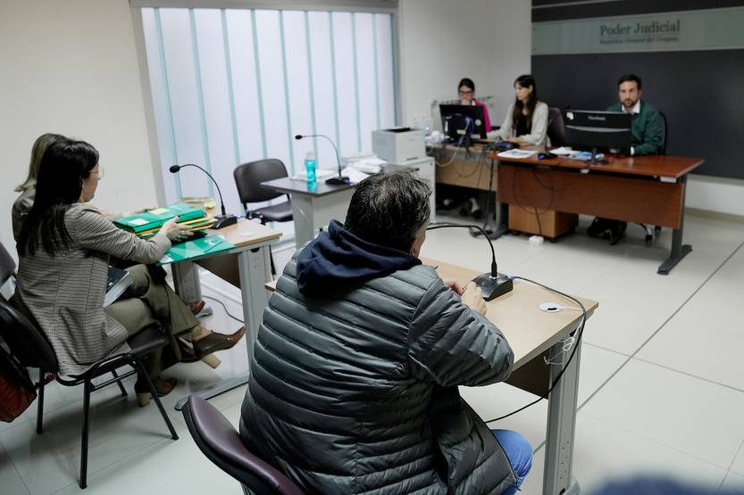 Astesiano en el juzgado penal de 35 turno