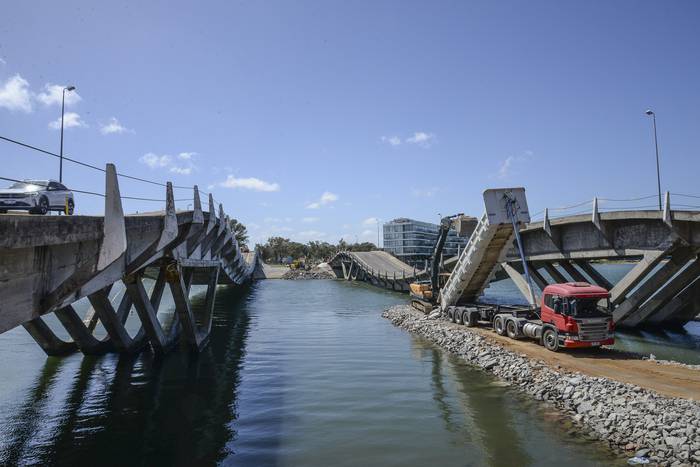 Puente de la Barra de Maldonado. (archivo, octubre de 2022) · Foto: Natalia Ayala