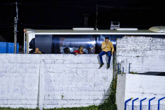 Partido entre Maldonado y Lavalleja sub 17, en el estadio Álvaro Pérez, en San Carlos.(archivo, febrero de 2020) · Foto: Fernando Morán