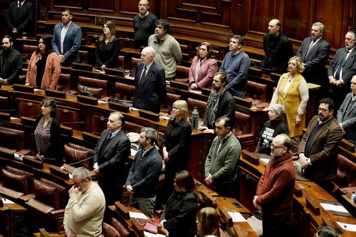 Asamblea General en la Cámara de Diputados, el 27 de junio, en el Palacio Legislativo. · Foto: Javier Calvelo, adhocFOTOS