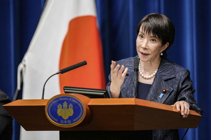 Sanae Takaichi, el 21 de octubre, en Tokio. · Foto: Eugene Hoshiko, AFP Sanae Takaichi, el 21 de octubre, en Tokio. · Foto: Eugene Hoshiko, AFP