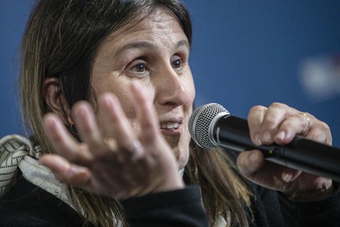 Marcela Barrios, en La Huella de Seregni (archivo, junio de 2022). · Foto: Ernesto Ryan