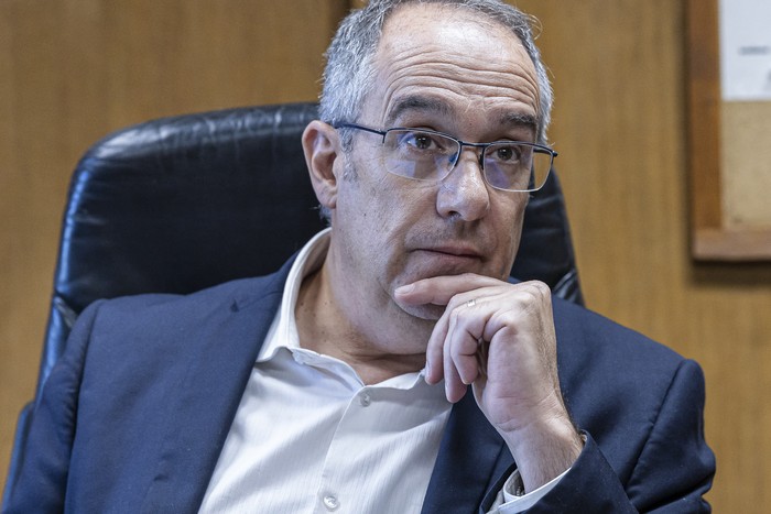 José Carlos Mahía, en el Parlamento. · Foto: Rodrigo Viera Amaral