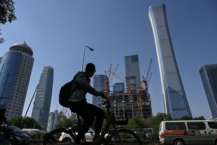 Pekín, China, el 17 de mayo. · Foto: Jade Gao, AFP