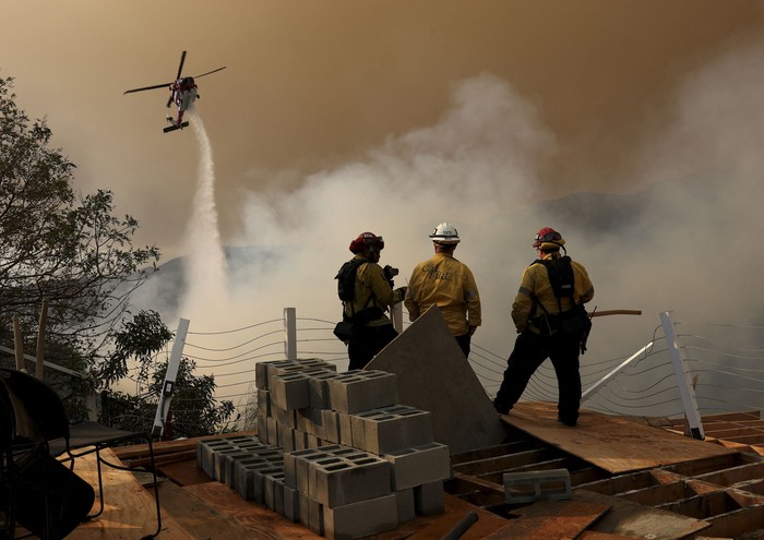 Incendio de Palisades, el 11 de enero, en Los Ángeles, California. Foto: Justin Sullivan, Getty Images, AFP.