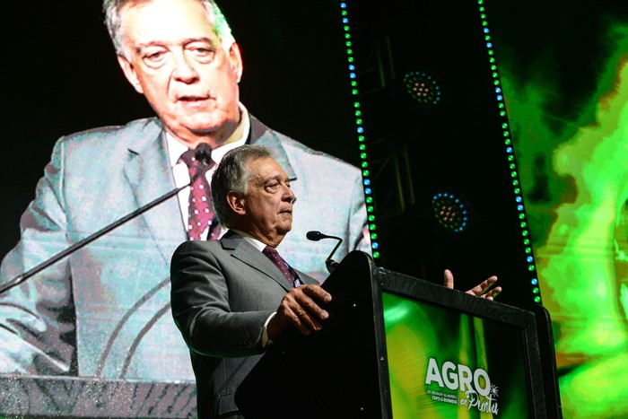 Fernando Mattos, en Agro Punta, el 5 de febrero de 2025 · Foto: Natalia Ayala