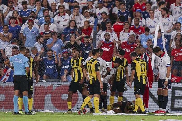 Incidentes en el clásico de este domingo. · Foto: Rodrigo Viera Amaral