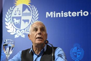 Carlos Negro, el 28 de abril, en el Ministerio del Interior. · Foto: Guillermo Legaria