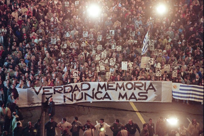 magen de la primera marcha, año 1996. · Foto: Daniel Stapff
