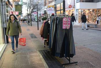 Peatonal Sarandí, Maldonado (archivo, junio de 2025). · Foto: Virginia Martínez  Díaz
