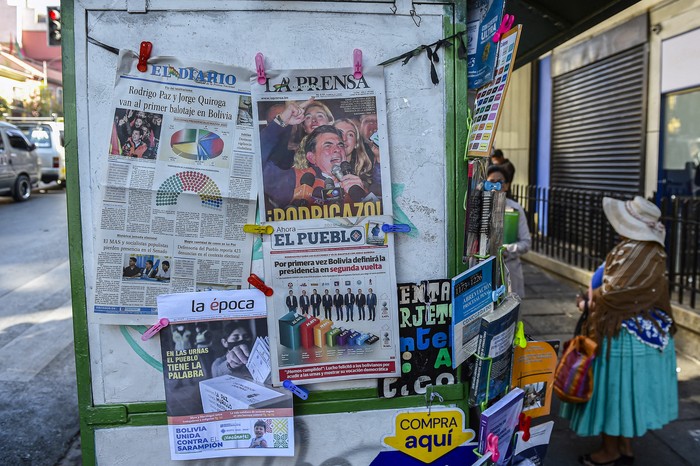 Ciudad de La Paz, el 18 de agosto. · Foto: Jorge Bernal, AFP Ciudad de La Paz, el 18 de agosto. · Foto: Jorge Bernal, AFP
