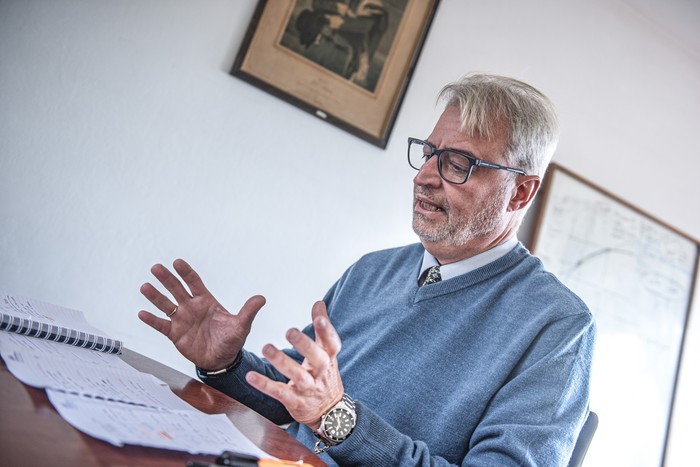 Foto principal del artículo 'Leonardo Di Doménico: hay frigoríficos sin capacidad financiera que “reducen el costo de la mano de obra, y el Estado pasa a ser socio a través del subsidio por desempleo”' · Foto: Gianni Schiaffarino Foto principal del artículo 'Leonardo Di Doménico: hay frigoríficos sin capacidad financiera que “reducen el costo de la mano de obra, y el Estado pasa a ser socio a través del subsidio por desempleo”' · Foto: Gianni Schiaffarino
