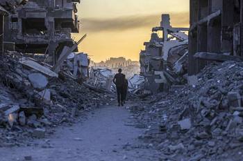 Franja de Gaza, el 24 de agosto. · Foto: Bashar Taleb, AFP