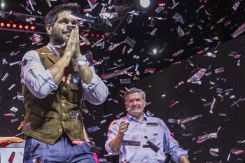 Andrés Ojeda y Pedro Bordaberry. (Archivo, 2024) · Foto: Rodrigo Viera Amaral