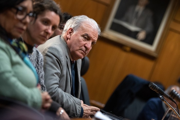 Juan Miguel Petit, durante la comisión de seguimiento de la situación carcelaria. · Foto: Gianni Schiaffarino