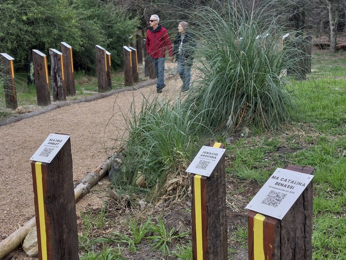 Sendero de la Memoria en el Parque Roosevelt (archivo, setiembre de 2025). · Foto: Sandro Pereyra