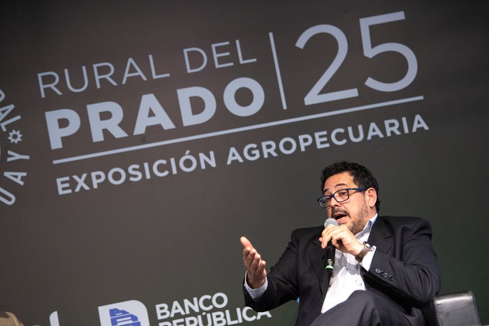 Alejandro Sánchez, este martes, en la Expo Prado. · Foto: Gianni Schiaffarino