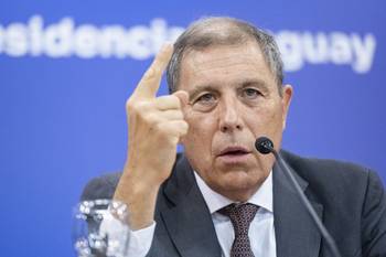 Gabriel Oddone, en Torre Ejecutiva (archivo, agosto de 2025). · Foto: Alessandro Maradei