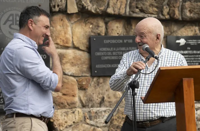 Carlos Albisu y Carlos Ardaix, el 16 de setiembre. · Foto: Ariel Volpi