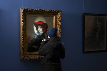 Museo Nacional de Arte de Kiev, el 30 de enero. · Foto: Sergey Bobok, AFP
