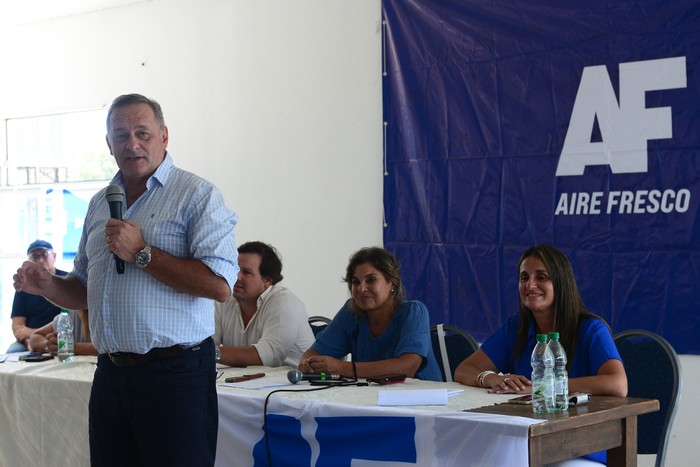 Alvaro Delgado en el  Encuentro Nacional Aire Fresco en Maldonado · Foto: Natalia Ayala