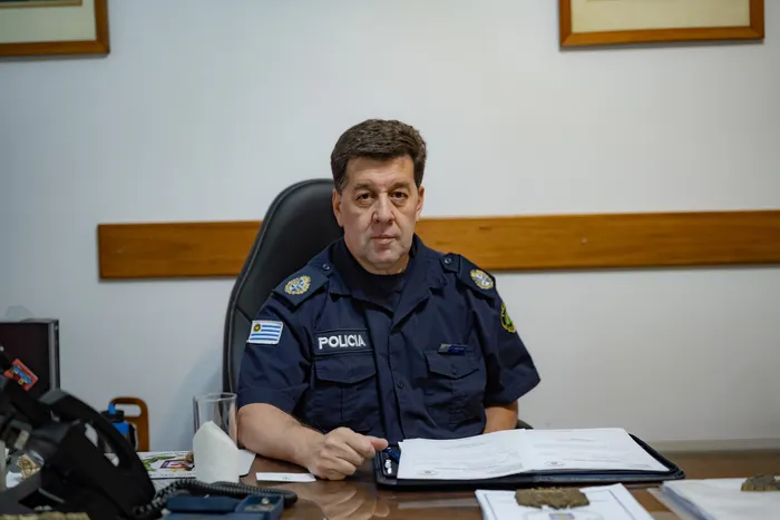 Ernesto Cossio, jefe de Policía de Salto (archivo, marzo de 2026) · Foto: Ariel Volpi