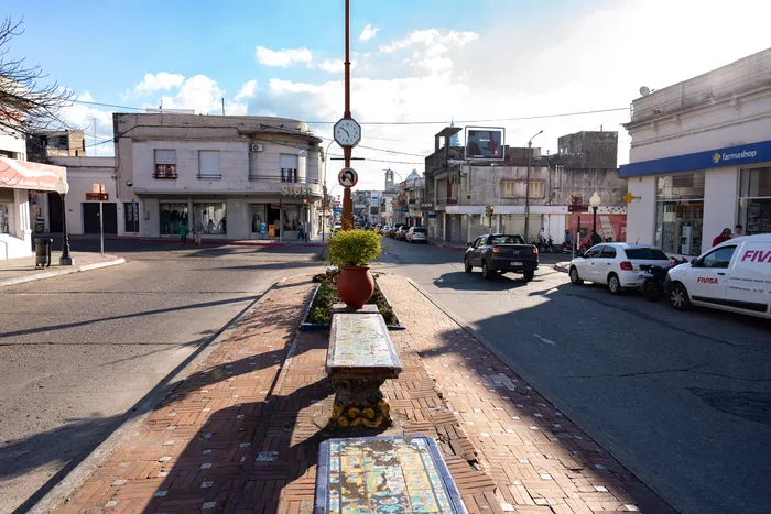Avenida España, en Paysandú. · Foto: Santiago Fleitas