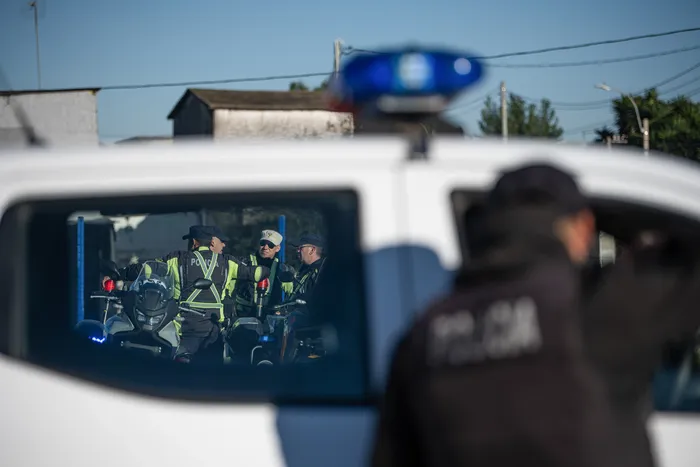Operativo Policial en el barrio Cerro Norte. Foto: Gianni Schiaffarino (archivo, abril de 2026)