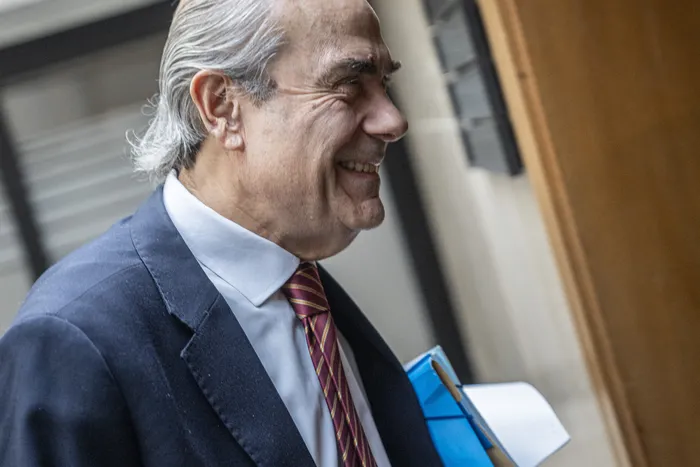 Pablo Abdala, el 16 de julio, en la Comisión de Presupuestos integrada con Hacienda. · Foto: Ernesto Ryan