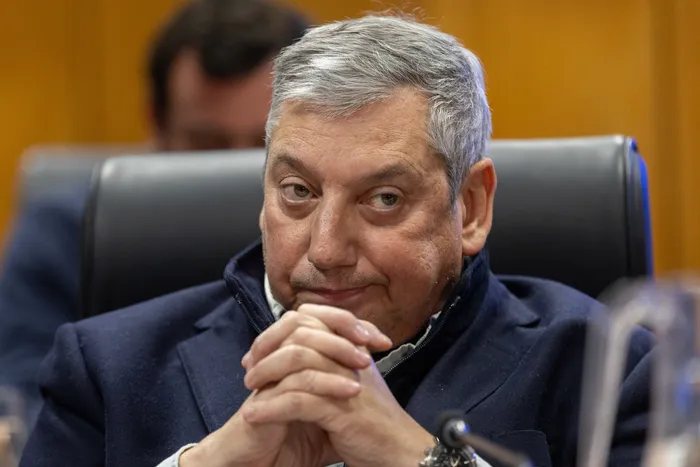 Carlos Enciso, el 29 de julio, en el edificio anexo del Palacio Legislativo. · Foto: Rodrigo Viera Amaral