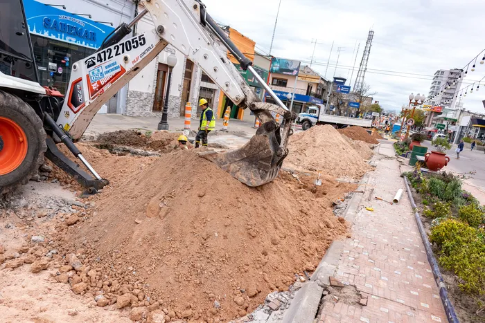 Avenida España, Paysandú, el 7 de setiembre. · Foto: Santiago Fleitas