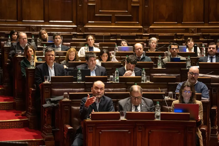 Ministerio de Economía en la Cámara de Diputados, el 9 de setiembre. · Foto: Gianni Schiaffarino