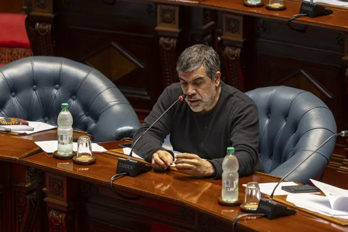 El senador Óscar Andrade. · Foto: Nadia Iula