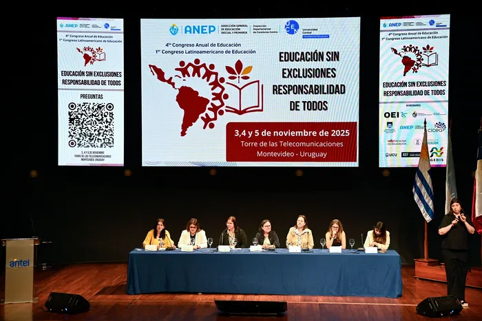 4° Congreso Uruguayo y 1° Latinoamericano «Educación sin exclusiones: responsabilidad de todos. Foto: Ministerio de Educación y Cultura