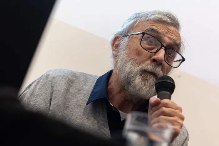 Carlos Demasi, el 29 de octubre, en el Museo de la Memoria. · Foto: Martin Hernández Müller