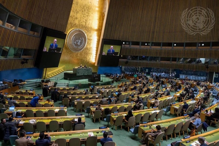 Asamblea General de las Naciones Unidas, el 13 de noviembre en Nueva York. · Foto: Eskinder Debebe, ONU