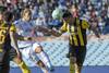 Thiago Vecino, de Nacional y Fabricio Formiliano, de Peñarol, el 1 de setiembre de 2019. · Foto: Sandro Pereyra Thiago Vecino, de Nacional y Fabricio Formiliano, de Peñarol, el 1 de setiembre de 2019. · Foto: Sandro Pereyra