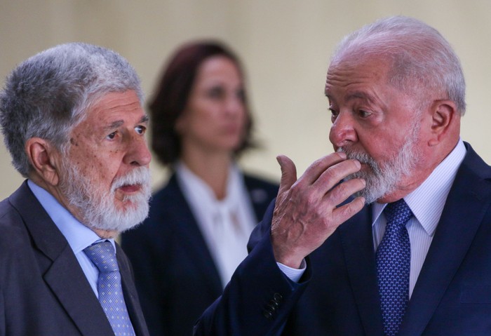 Celso Amorim y Luiz Inácio Lula Da Silva. · Foto: Fábio Rodrigues-Pozzebom, Agência Brasil