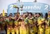 Los jugadores de Cerrito festejan el campeonato, este martes, en el estadio Charrúa. · Foto: Alessandro Maradei Los jugadores de Cerrito festejan el campeonato, este martes, en el estadio Charrúa. · Foto: Alessandro Maradei